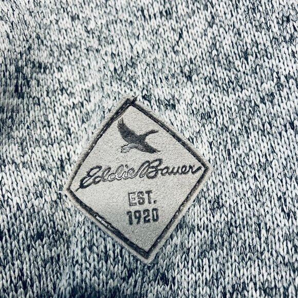 Eddie Bauer Womens Gray Med Weight Full Zip Soft Shell Fleece Lined Jacket Sz LG - Picture 5 of 12